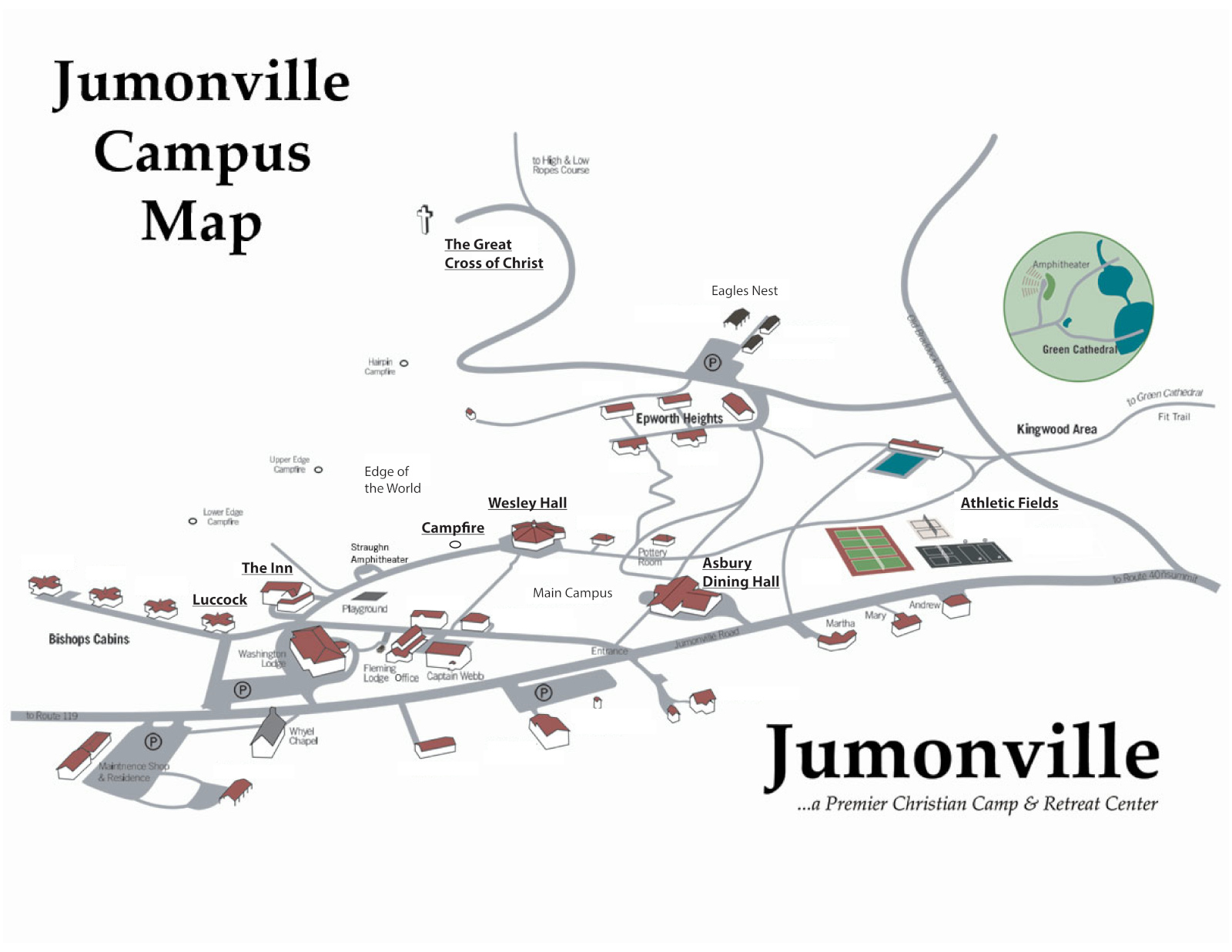 Jumonville Campus Map